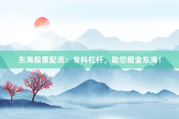 东海股票配资:专科杠杆,助您掘金东海!