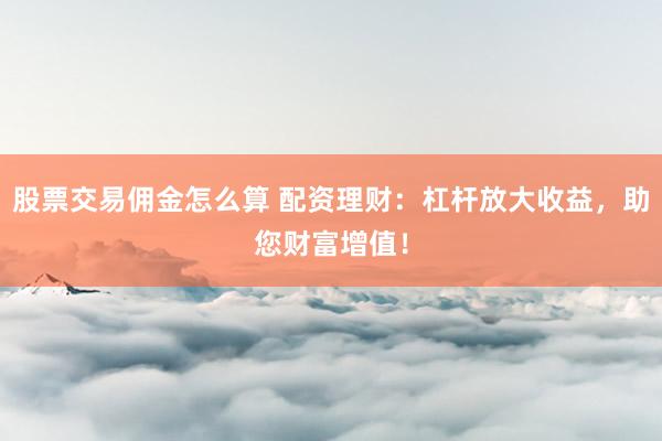 股票交易佣金怎么算 配资理财:杠杆放大收益,助您财富增值!