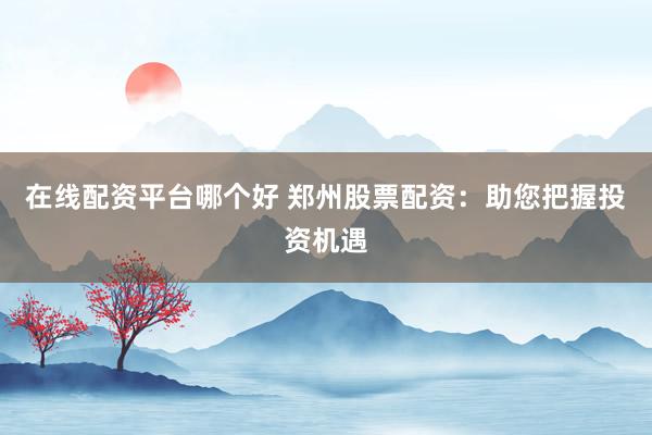 在线配资平台哪个好 郑州股票配资：助您把握投资机遇